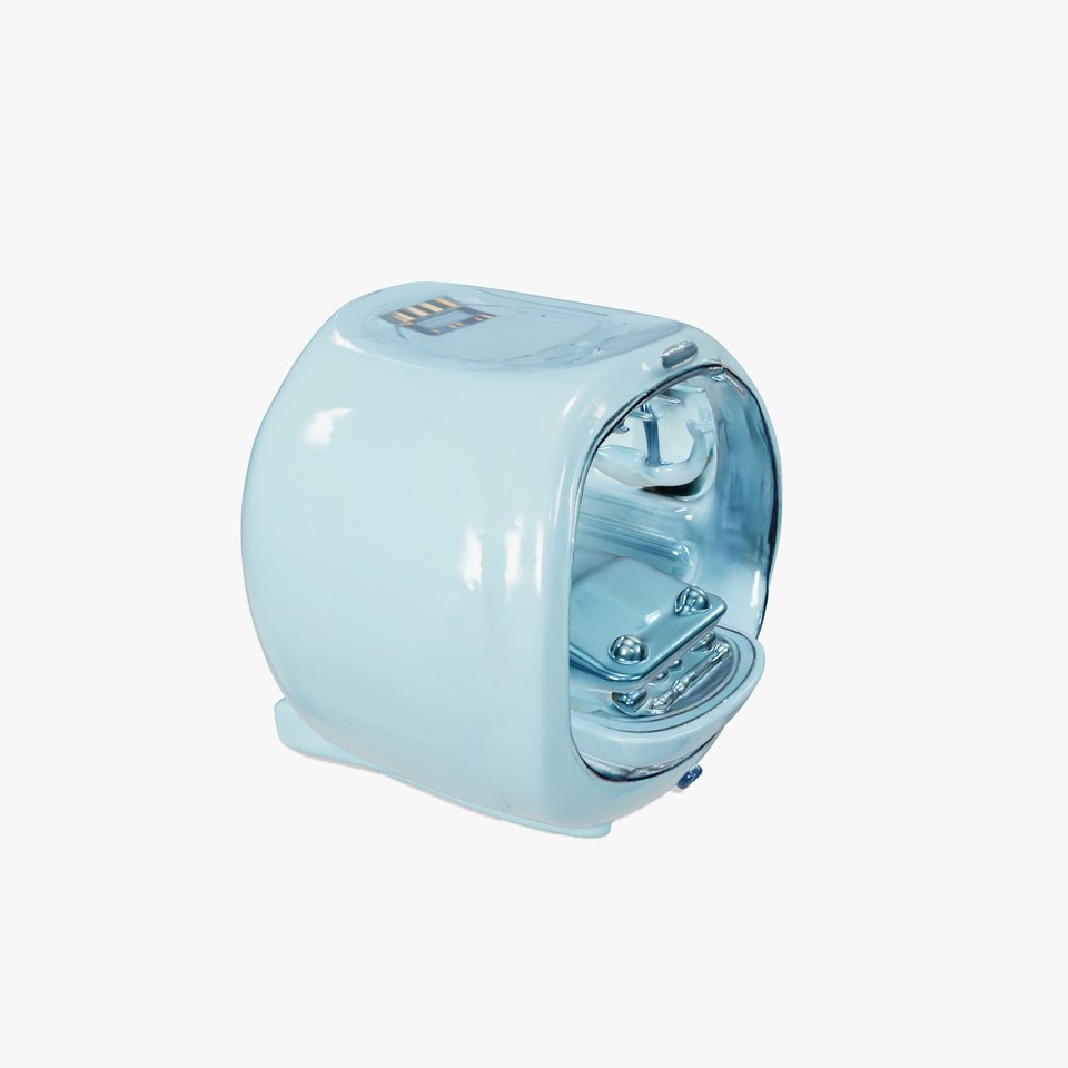 Futuristic Medical Capsule Model Pack with LED Lights